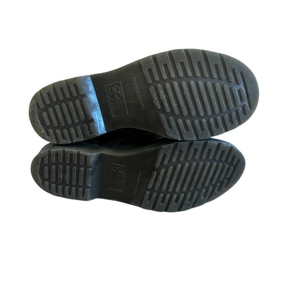 Dr. Martens 1460 Vonda Chain II Eight Eye Lace-Up Boots Rose Moto Size 9 Women's - Picture 13 of 15